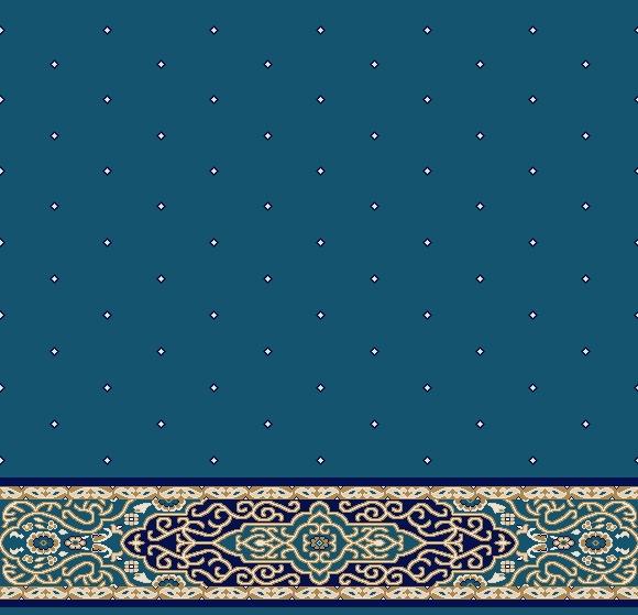 S125  -  KOYU MAVİ CAMİ HALISI