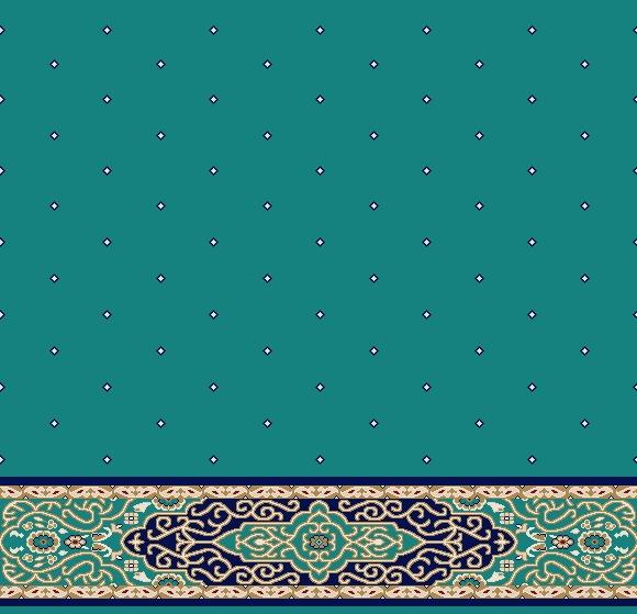 S125  -  KOYU ÇİNİ CAMİ HALISI